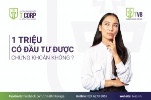1 TRIỆU CÓ ĐẦU TƯ ĐƯỢC CHỨNG KHOÁN KHÔNG?